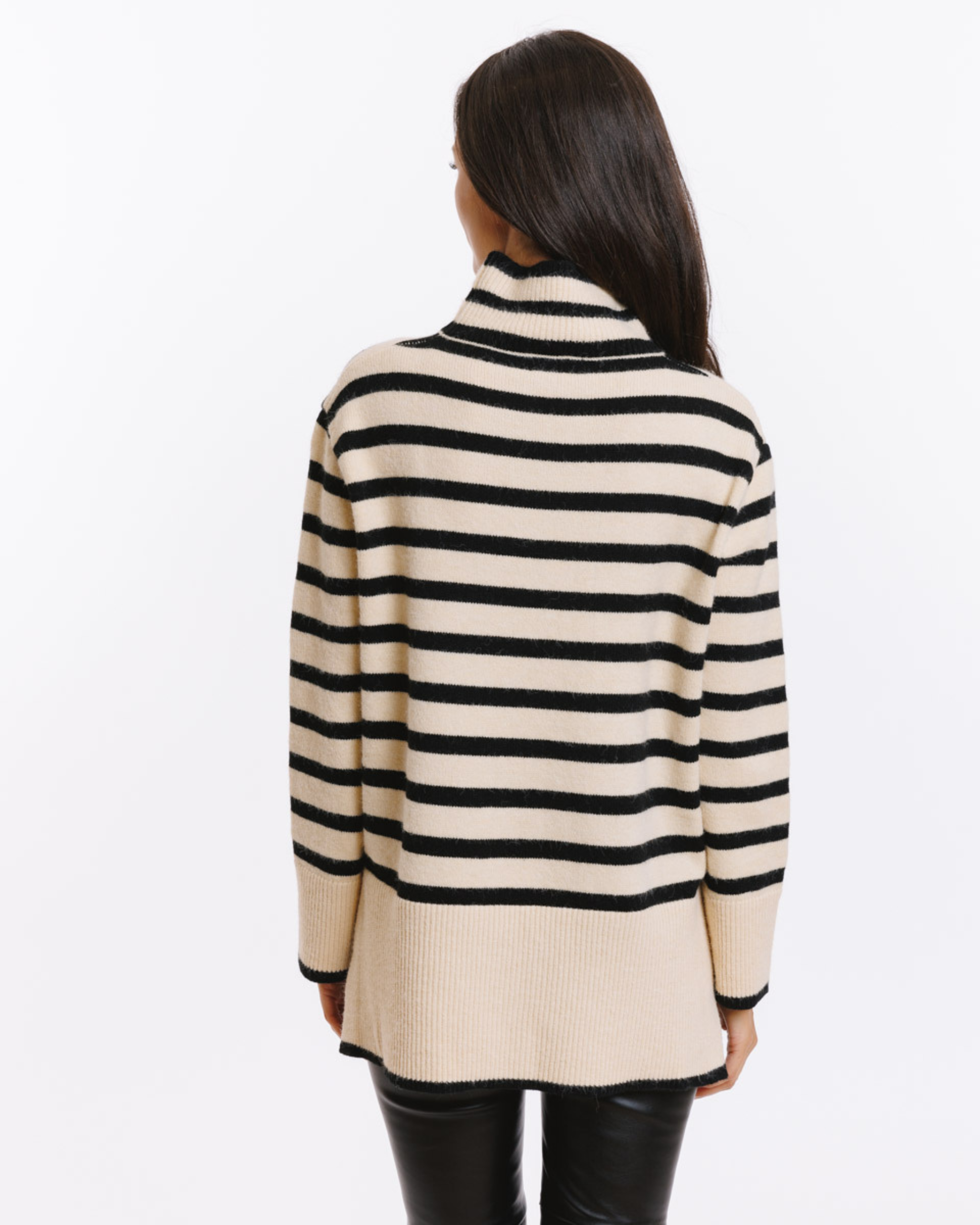Striped sweater sales